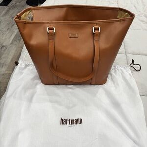 New Hartman Leather Heritage Zipped tote